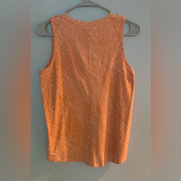 CALIA by Carrie Underwood Orange Ribbed Tank Top - Picture 2 of 3